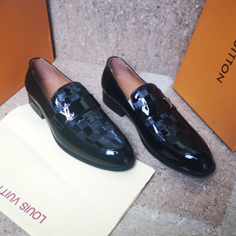 sepatu pantofel lv mirror quality lou is vuitton shoes formal