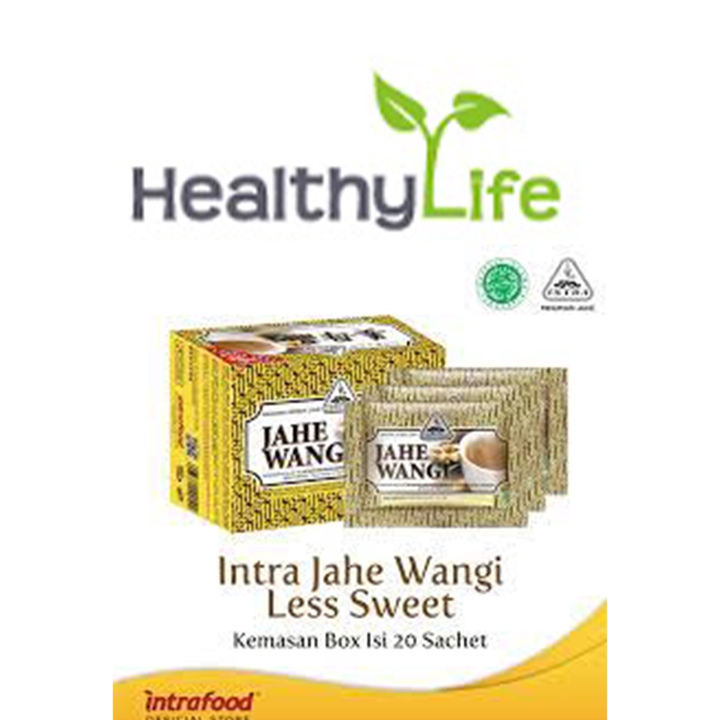

Intra Jahe Wangi Less Sweet (Box) Isi 20 Sachet ORIGINAL