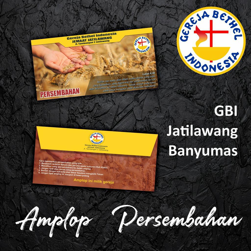 

Amplop Persembahan untuk GBI Jemaat Jatilawang Banyumas