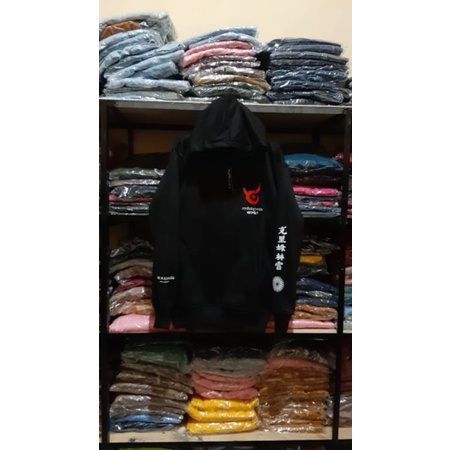 Hoodie Hardcore / hoodie jaket mempis / hoodie oni ni kanabo / hoodie seram / hoodie distro