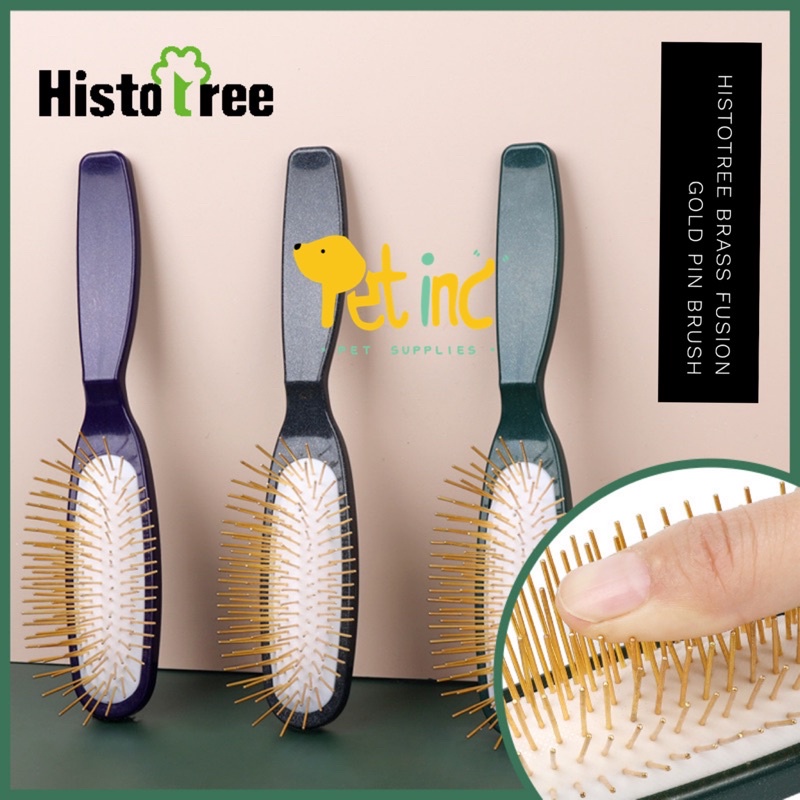 Histrotree brass fusion gold pin brush