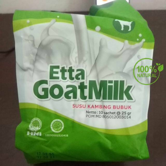 

Etta Goat Milk HPAI Susu Kambing HNI HPAI Bubuk Minuman Premium Tinggi Kalsium dan Protein