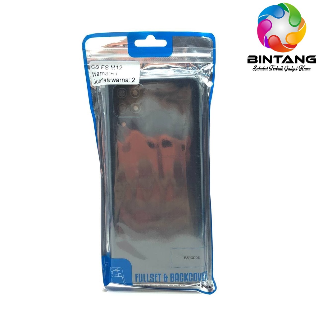 CASING FULLSET SAMSUNG M12 HITAM