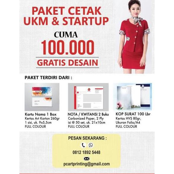 

ITERBARUl Cetak Nota Bon dan Kwitansi PAKET HEMAT NOTA - KARTU NAMA- KOP SURAT ICLQl