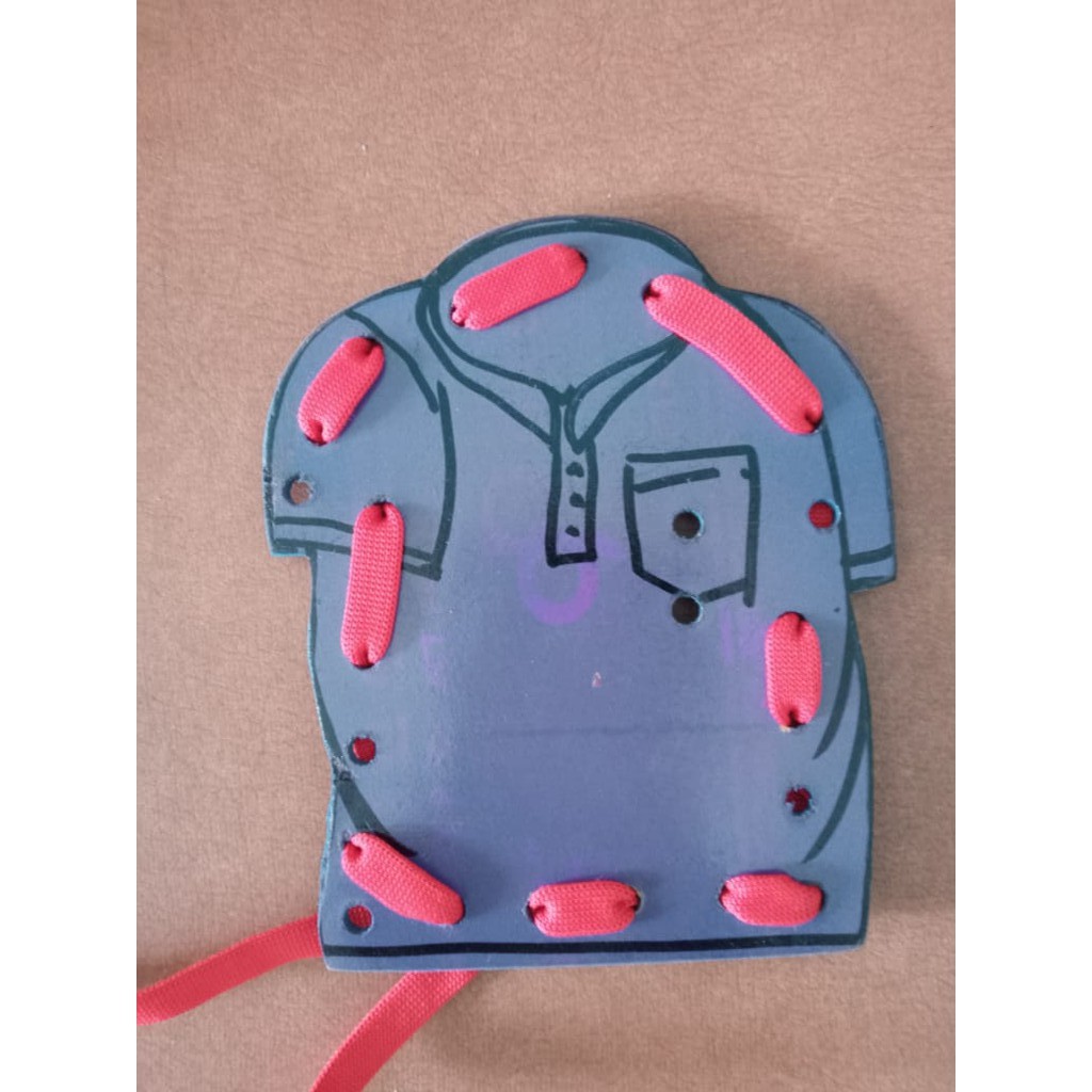 Mainan Edukasi Anak TK/Paud Menjahit