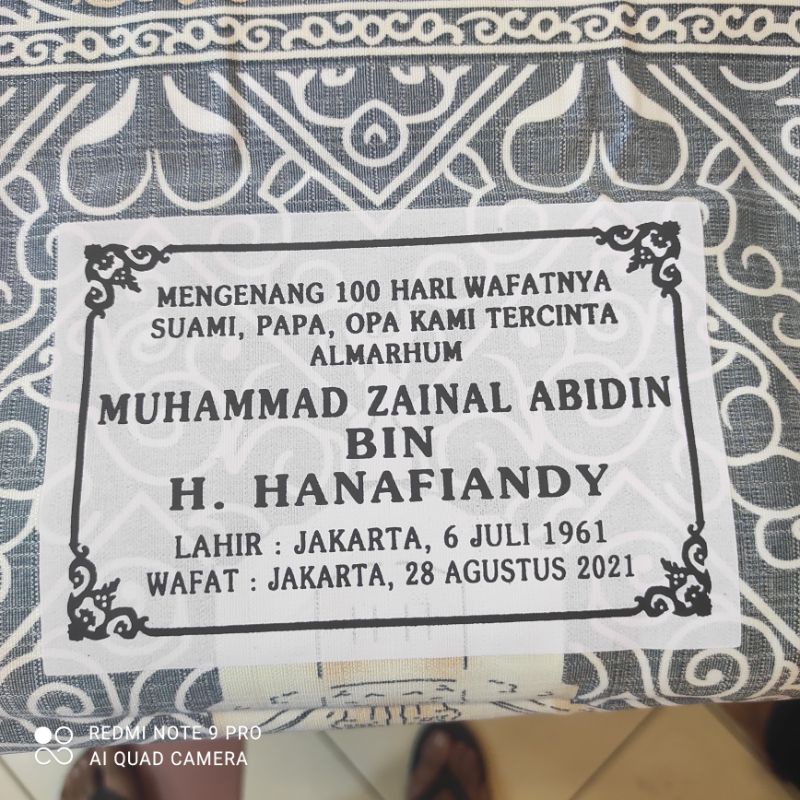 sablonan sajadah / sajadah sablon dasar block hitam / sajadah sablon dasar block putih /tanpa dasar