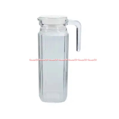 Krishome Jug With Lid 1.7L Teko Minum Glass Kettle Bahan Kaca Transparan Bening Krischef Jugwith Transparant 1.7 Litter Kris Krisbow Krishome