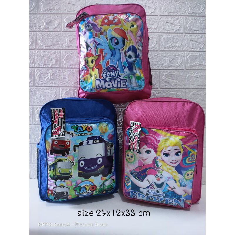 Tas Ransel Anak Paud Ukuran Besar Untuk Anak Cewek Cowok/Tas Ransel Anak TK/Tas Souvenir Ultah Anak