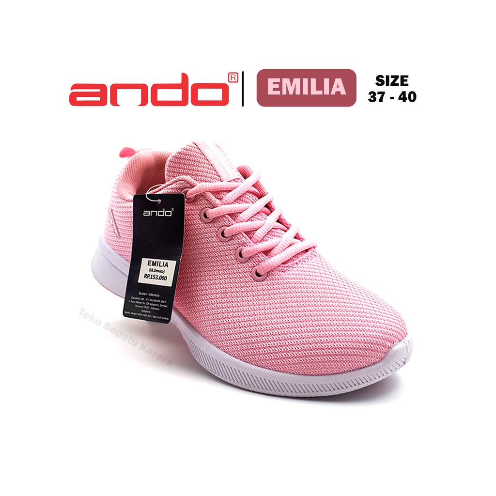 Sepatu Sekolah Anak Remaja Perempuan – Sepatu Wanita Dewasa – ANDO – EMILIA – Size 37-40 – Sneakers