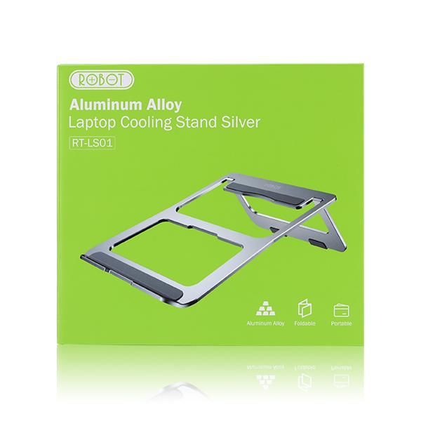 ROBOT RT-LS01 Lightweight &amp; Foldable Laptop Cooling Stand Silver