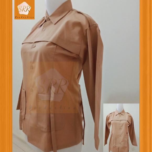 SERAGAM PRAMUKA PANJANG SD/SMP/SMA CEWE,SERAGAM SEKOLAH