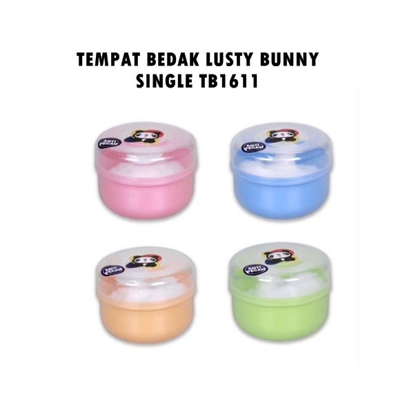 LUSTY BUNNY Tempat Bedak Anti Pecah Tanpa SEKAT (Satuan)