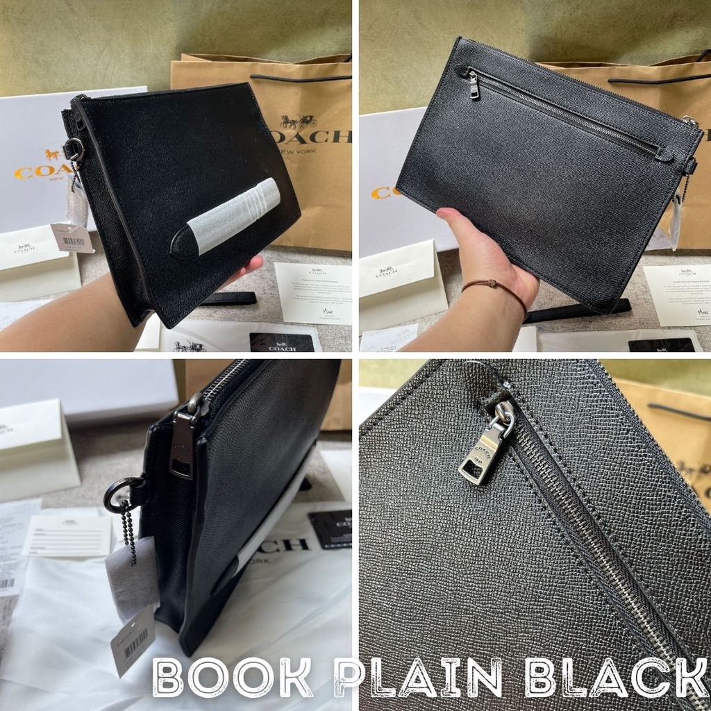 Clutch COACH 100% ORIGINAL / Clutch Pria Handbag Kulit Tas Tangan COACH