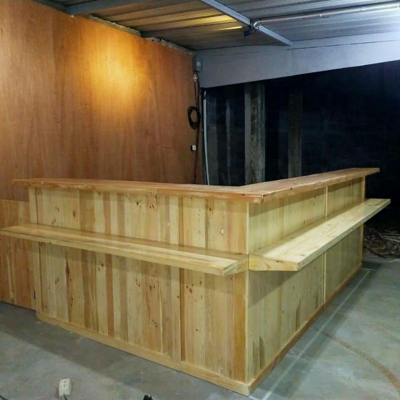 Booth / Meja Bar Coffe Shop Jati Belanda / HPL