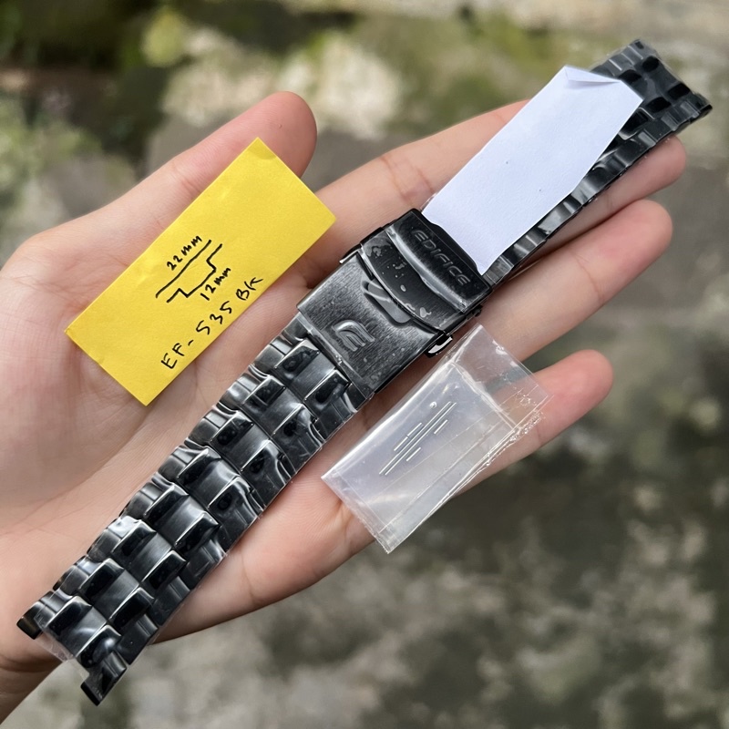 Strap tali jam tangan casio original EF-535BK band EF 535BK