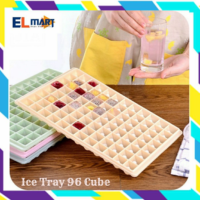 Cetakan Es Batu Kubus Diamon Ice Cube Tray 96 CES08 Mika Puding Jelly/Cetakan Es Batu Kubus Diamon Ice Cube Tray 96 CES08 Mika Puding Jelly/Cetakan Es Batu Kubus Diamon Ice Cube Tray 96 CES08 Mika Puding Jelly