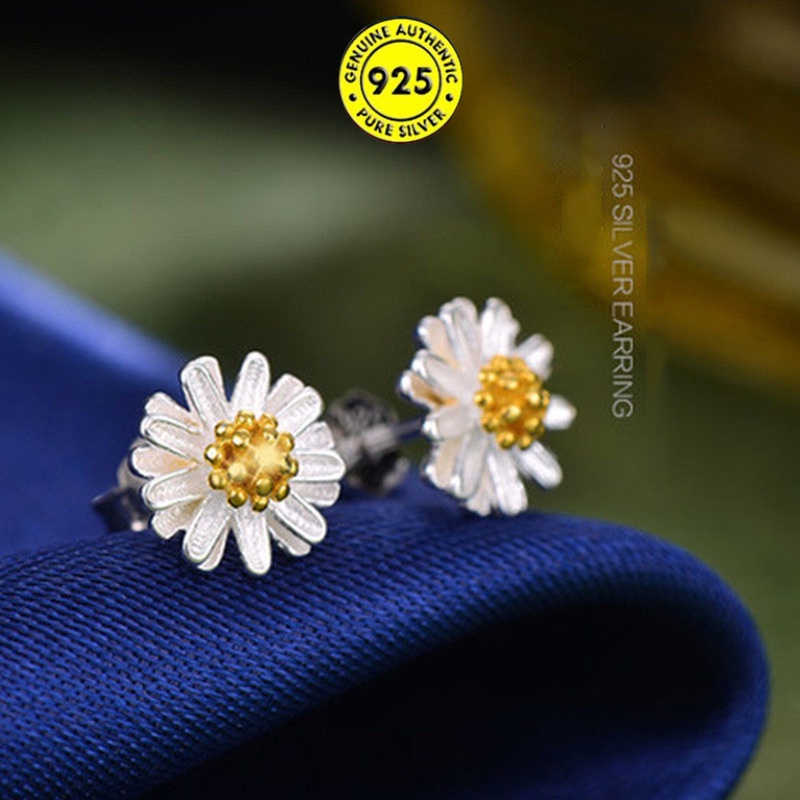 Anting Tusuk Sterling Silver 925 Anti Alergi Untuk Wanita