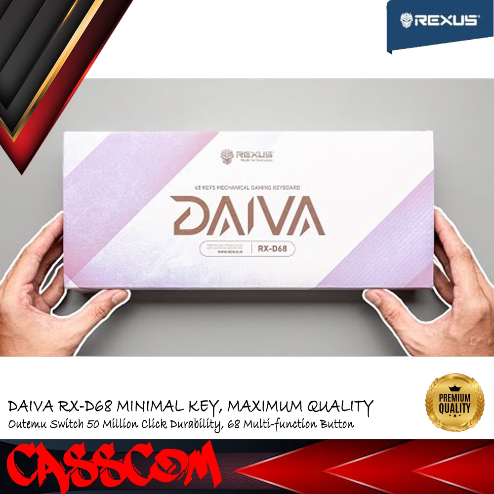 Rexus Daiva RX-D68 Keyboard Gaming Mechanical