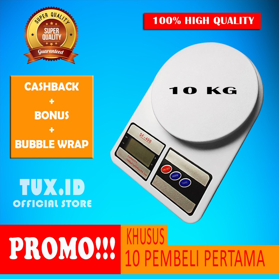 TIMBANGAN DAPUR SF400 / TIMBANGAN DIGITAL - DIGITAL ELECTRONIC KITCHEN SCALE / TIBANGAN BUMBU