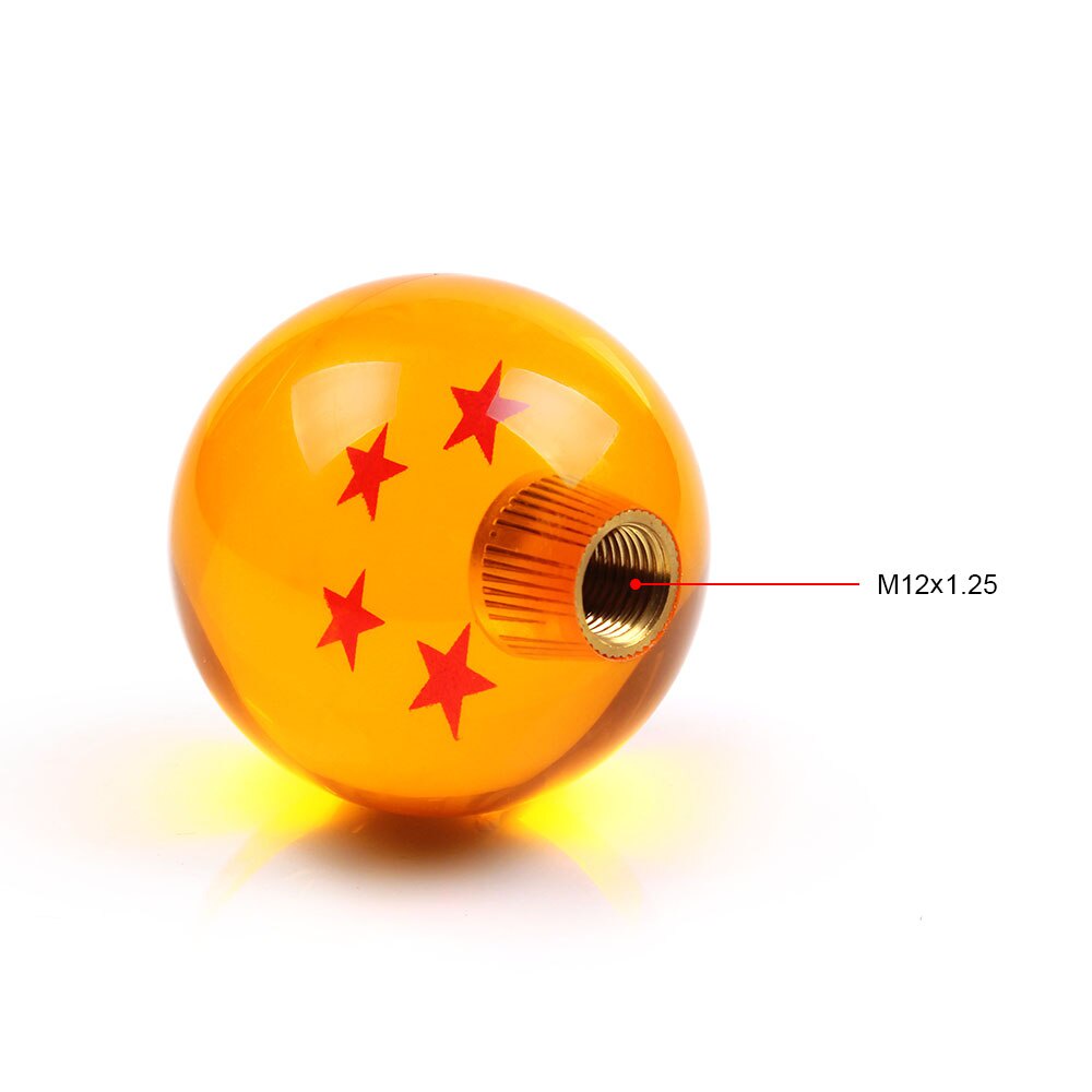 Knob Tuas Perseneling Mobil Manual Universal Desain Dragon Ball 1-7 Bintang Warna Amber Gradasi