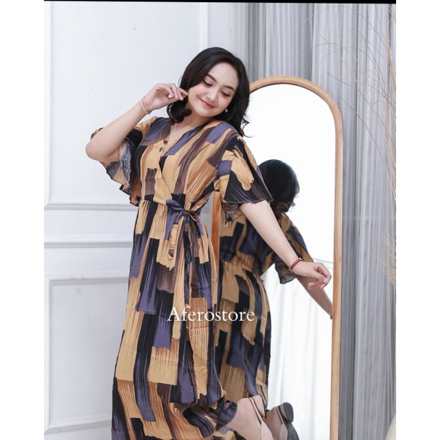 AFERO BEST SELLER KAREEN DRESS / KIMONO DASTER BUSUI TALI SAMPING KANAN KIRI DASTER VIRAL