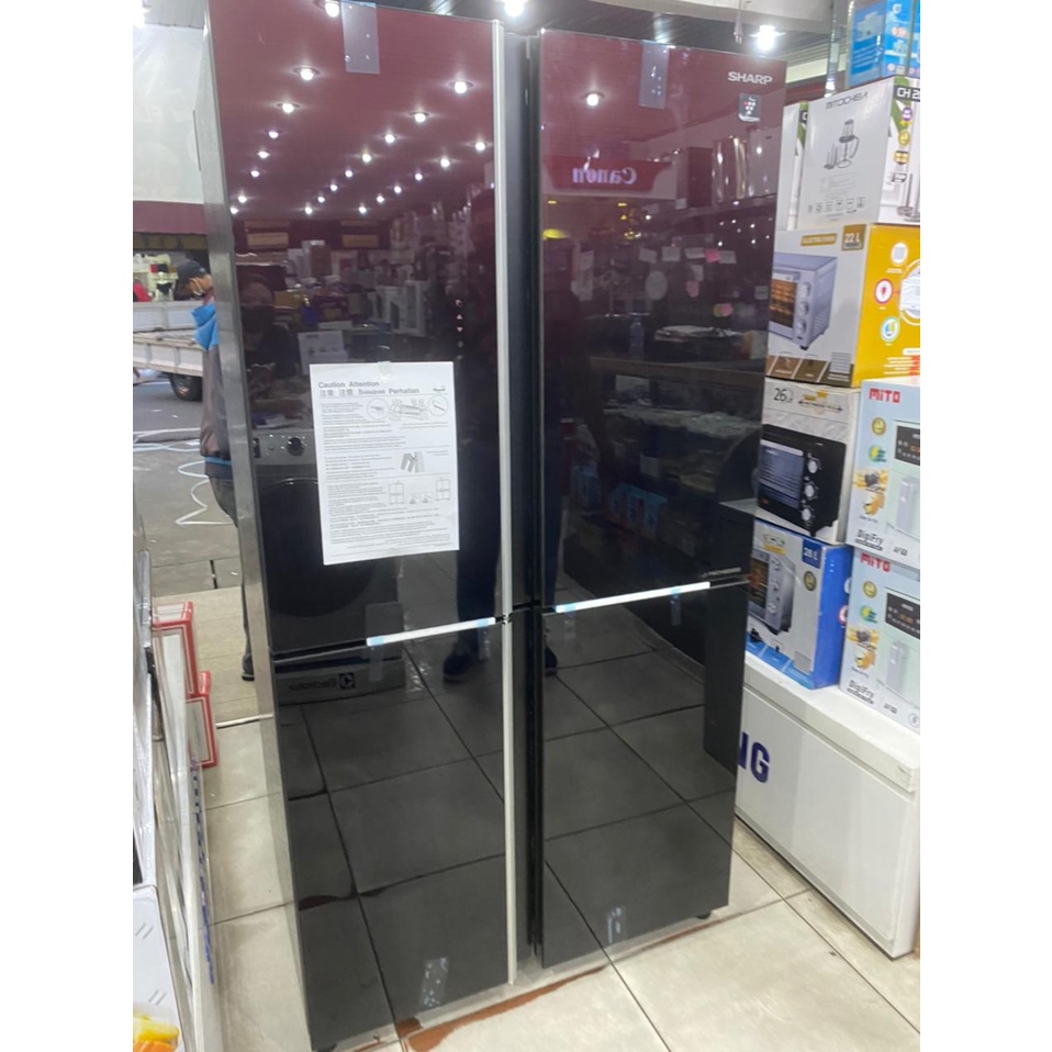 KULKAS 4 PINTU SHARP SJ-IF85PG-GR QUEEN SERIES