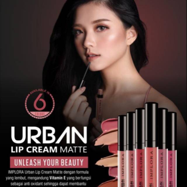 IMPLORA Urban Lip Cream Matte Original BPOM/Lip Cream