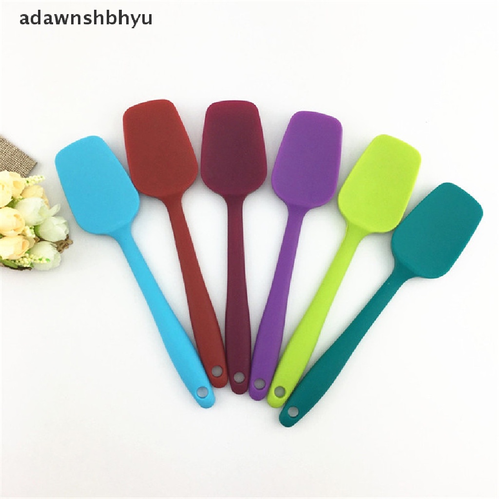 Adawnshbhyu Spatula Silikon Baking Rubber Scraper Tahan Suhu Tinggi Terintegrasi ID