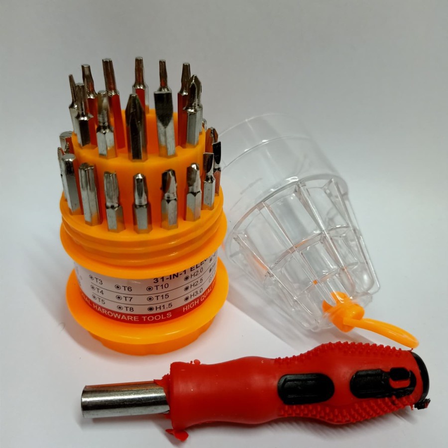 PROMO!!! Obeng set multi 31 in 1 Screwdriver Handphone Elektronik Hp Laptop