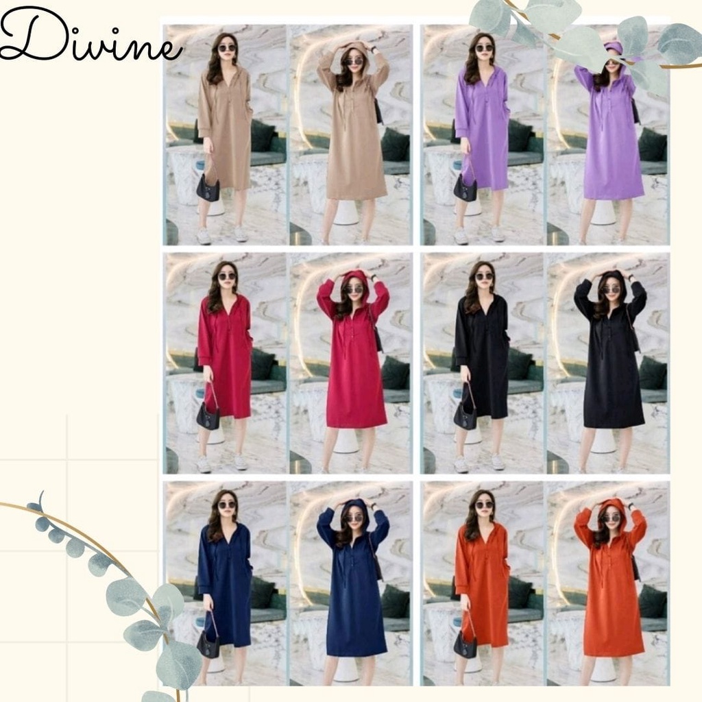 DVN WILONA HODIE / baju dress hodie wanita kekinian