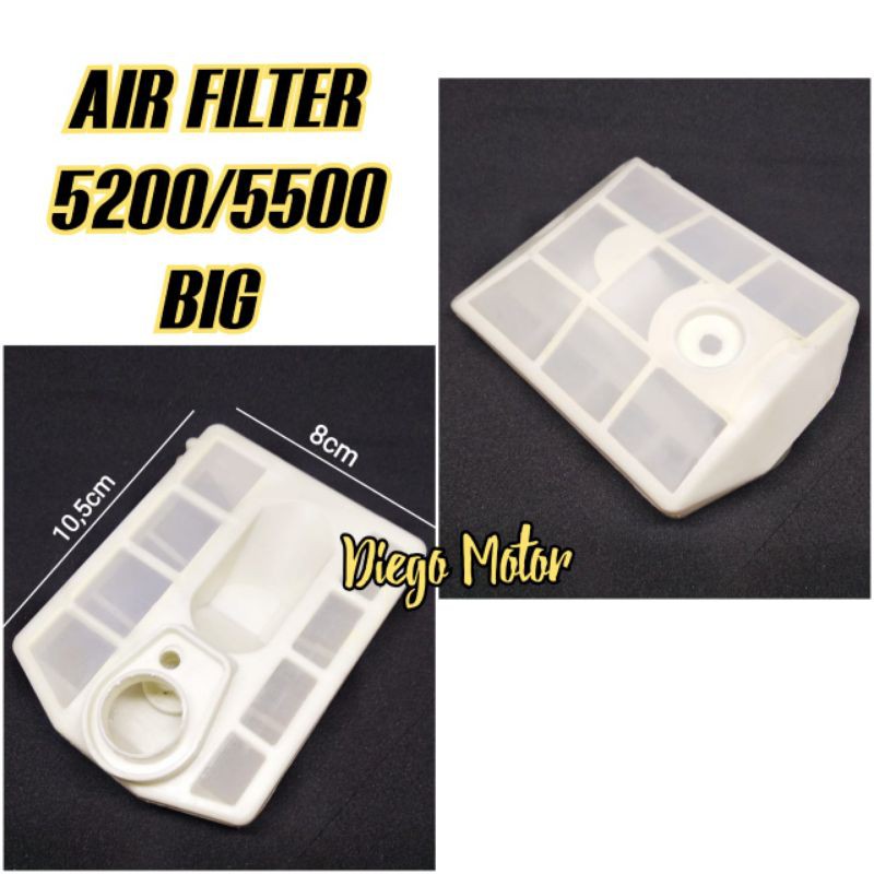 Filter saringan udara hawa BESAR mesin chainsaw sinso mini 5200 5500 5800