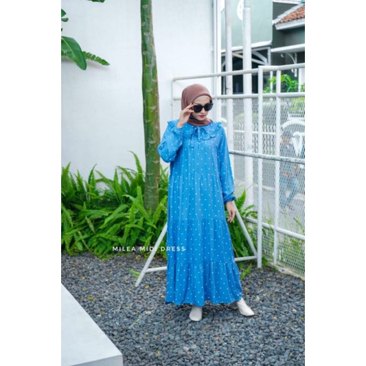 Milea Dress / Dress Polkadot / Midi Polkadot