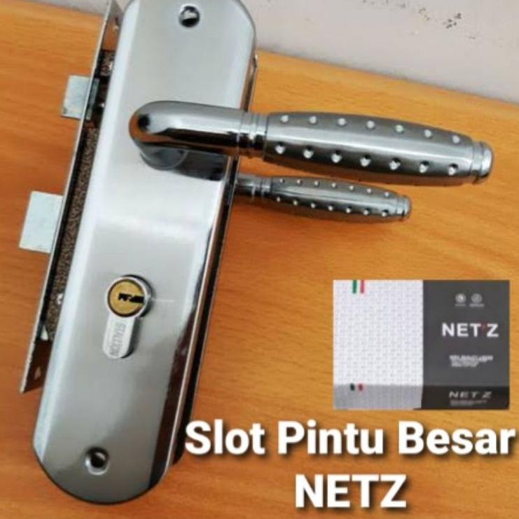 Paling Murah Slot Kunci Handle Handel Hendel Pintu Set BESAR 25cm NETZ OLIQ WANLY