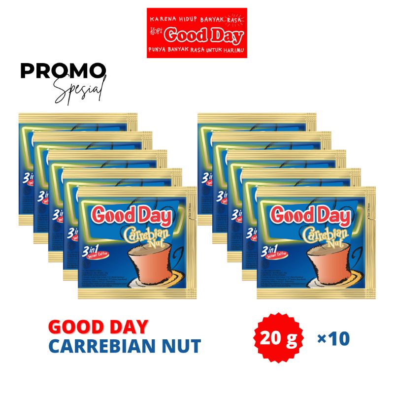 

Good Day Carrebian Nut 20g × 10 Sachet