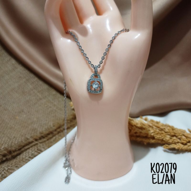 KALUNG Fashion Kotak Zircon Mata Zircon K02079