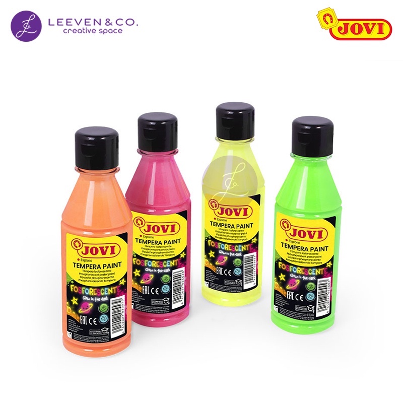 

JOVI TEMPERA PAINT FOSFORESCENT POSTER PAINT 250ML GLOW IN THE DARK