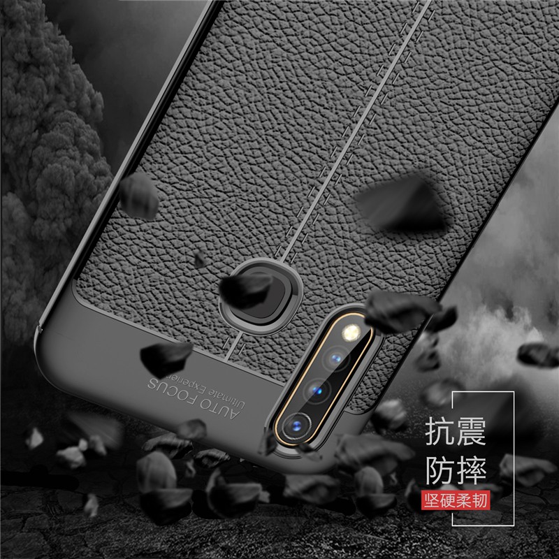 Case Vivo Y12 , Y15 , Y17 ,Y19 Ultra Slim Autofocus Leather Premium Softcase Casing