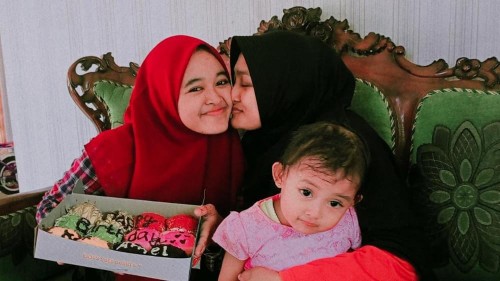 Maura Couple Soraya - Sania Ruffle Batik Couple Ori  Dnt Garansi Termurah Shopee - Pekalongan