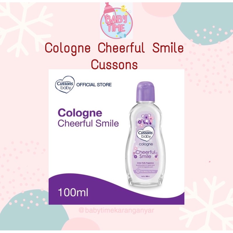 Cussons Baby Cologne [Cheerful Smile] / Parfum bayi / minyak wangi bayi