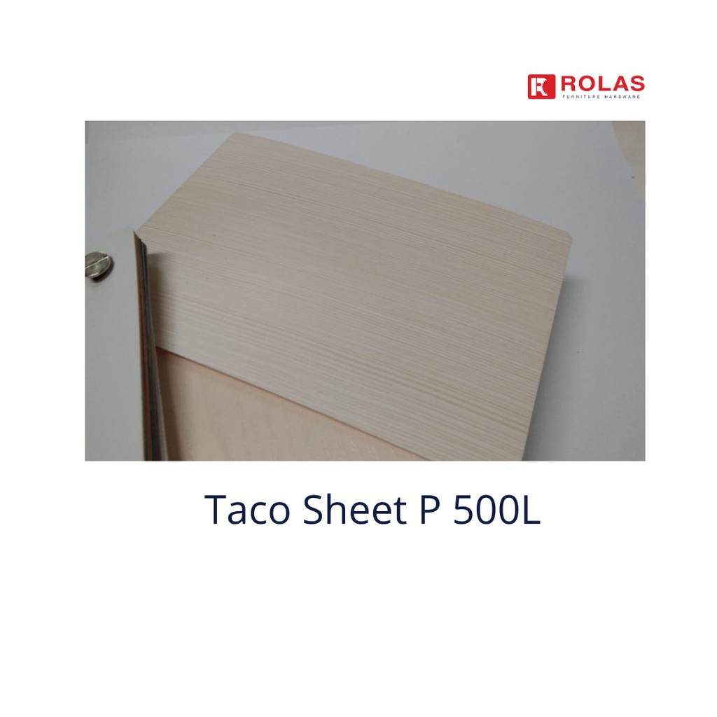 Taco Sheet P500L /TACOSHEET SERAT KAYU / Pelapis Mebel / Kitchecn Set