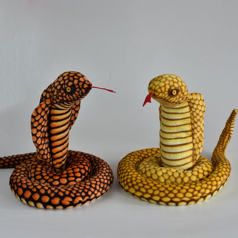 3.6FT Snake Plush Soft Cobra Cuddly Wild Safari Toy Slither Stuffed Doll Suprise