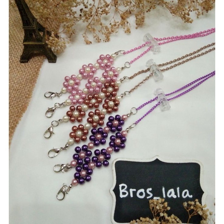 Lala strap masker 2in1 daisy | strap masker daisy | strap masker 2in1