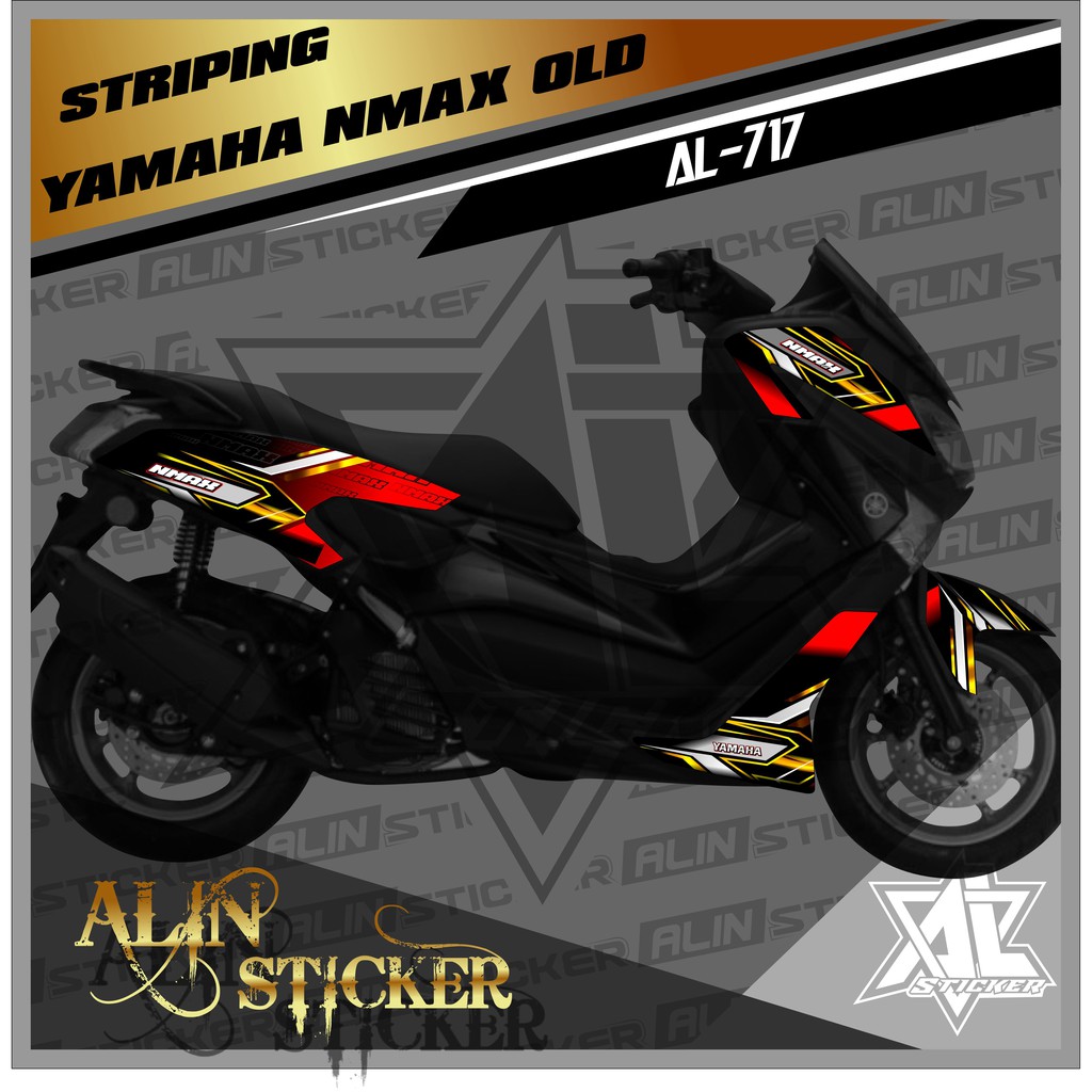 717 Striping Nmax Lama - Striping NMax Old Gold