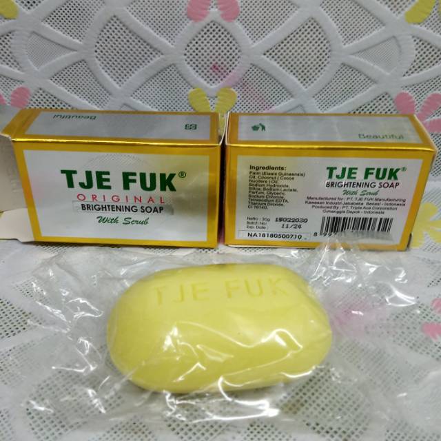 Sabun Tje Fuk Original 30g Warna Kuning