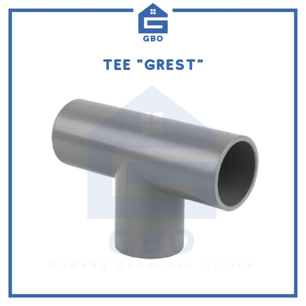 GREST - TEE 4"     / CABANG 3 / SAMBUNGAN PIPA CABANG 3 / FITTING PIPA / MERK GREST