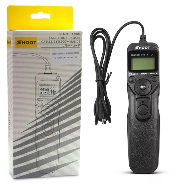 SHOOT - RR-90 Timer Remote Control Shutter Release for FujiFilm Mirrorless