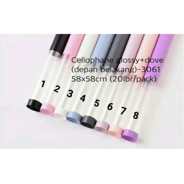 

Chellophane dove glossy / bungkus bunga / kertas bunga - 3061