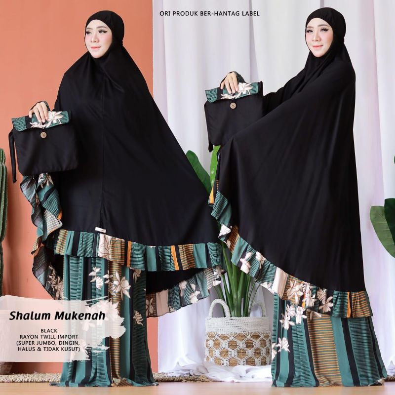 MUKENAH RAYON TWILL IMPORT/SHALUM MUKENAH