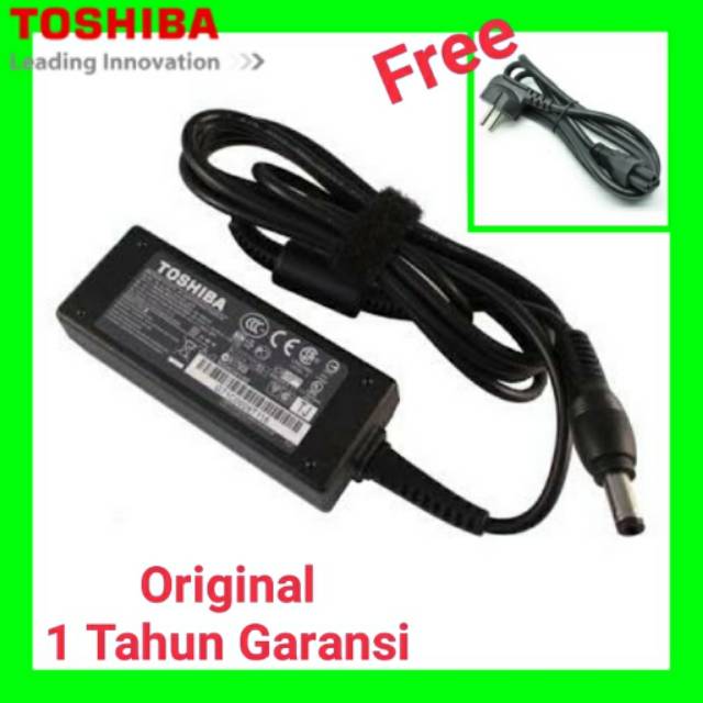 Adaptor Charger Toshiba NB305 NB500 NB505 NB510 NB520 NB 550 T210 T215 T230 T235 ORIGINAL