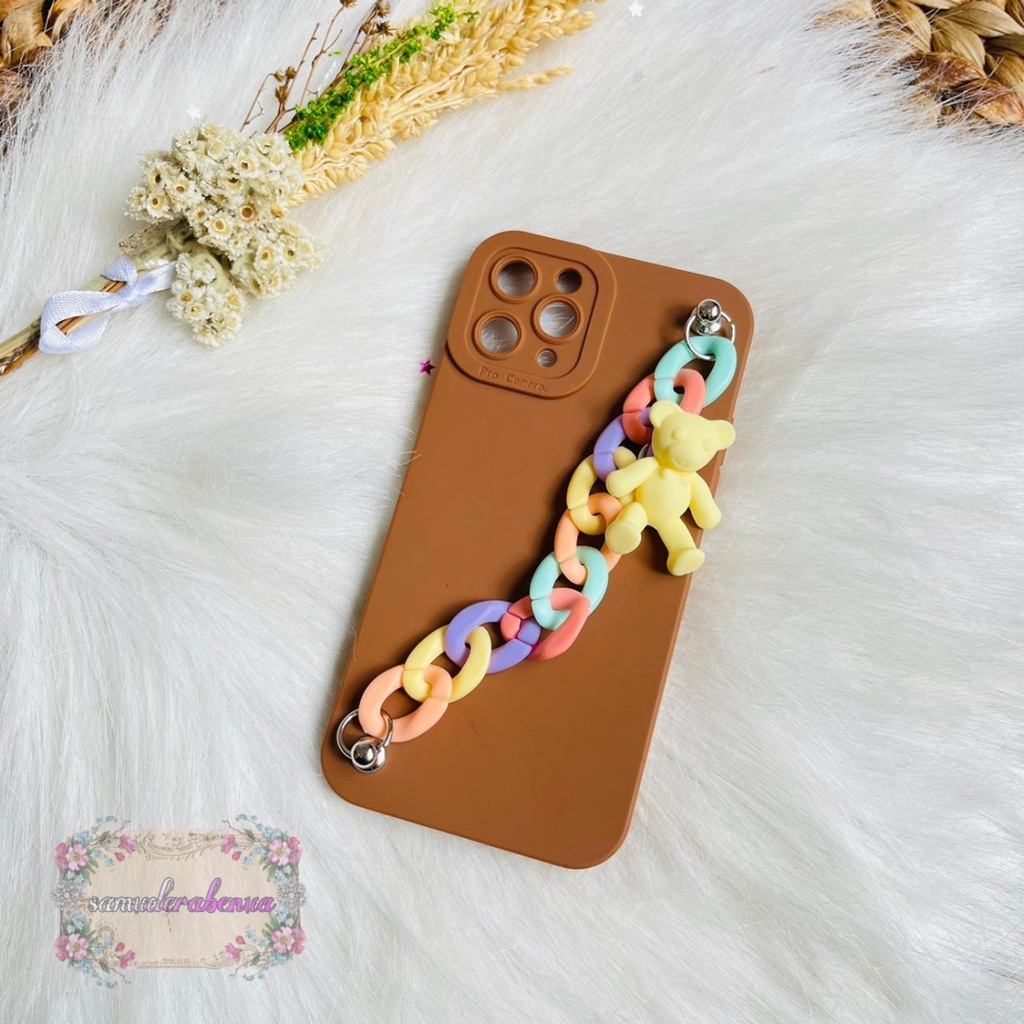 SOFTCASE PROCAMERA RANTAI OPPO A57 A39 A37 NEO 9 F1S A59  A3S A1K A15 A15S A16 A52 A92 A53 A33 A9 A5 2020 A54 A74 A76 SB3599